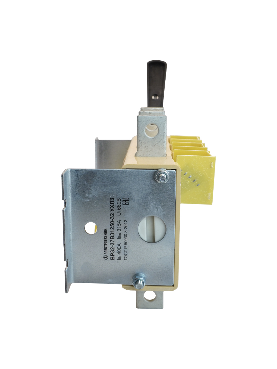            ВР32-37 В 31250-32 УХЛ3, 400А, алынатын, бүйірлі, жылжытылған тұтқа, 3 қалыпты, 1 бағытты, камерамен, IP32 (ЭТ) (Қытай)    
