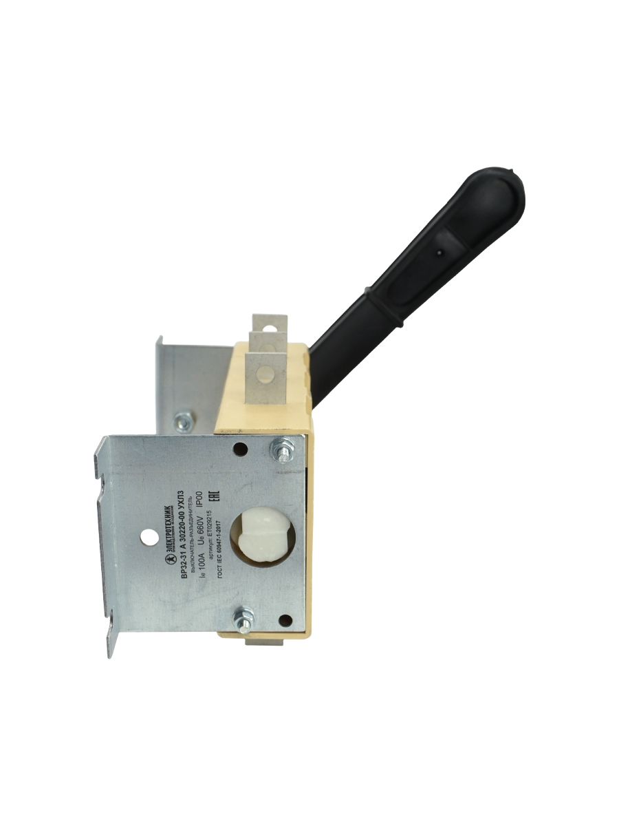             ВР32-31 А 30220-00 УХЛ3, 100А, алынбайтын, бүйірлі тұтқа, 3 қалыпты, 1 бағытты IP00  (ЭТ) (Қытай)    