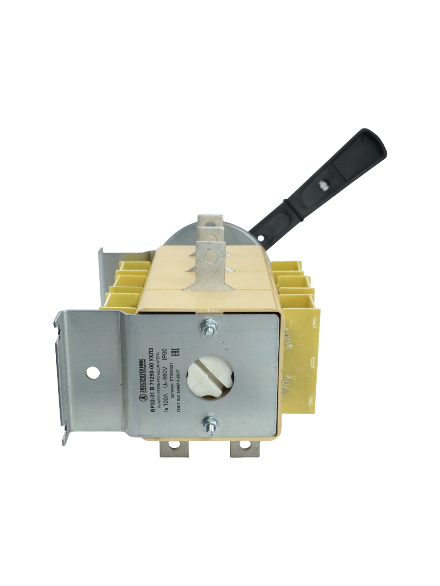             ВР32-31 В 71250-32 УХЛ3, 100А, алынбайтын, бүйірлі, жылжытылған тұтқа, 3 қалыпты, 2 бағытты, камерамен, IP32  (ЭТ)(Қытай)    