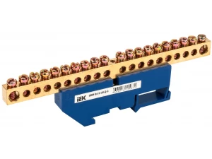 Шина N 'ноль' на DIN-изол ШНИ-8х12-20-Д-С IEK