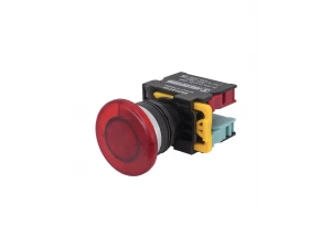 ВК22-EC45-65У1, красный, 1НО+1НЗ, гриб без фиксации 40мм, d22мм, IP65  (ЭТ)