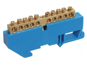 Шина N 'ноль' на DIN-изол ШНИ-6х9-10-Д-С ИЭК