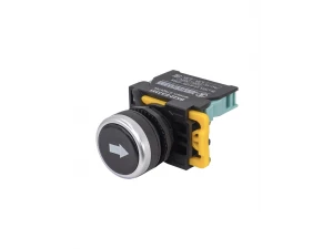 ВК22-EA3351-65У1, чёрный, с символом '↑' или '↓', 1НО, цилиндр, d22мм, IP65  (ЭТ)