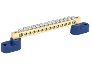 Шина N 'ноль' на двух угловых изол ШНИ-6х9-14-У2-С ИЭК