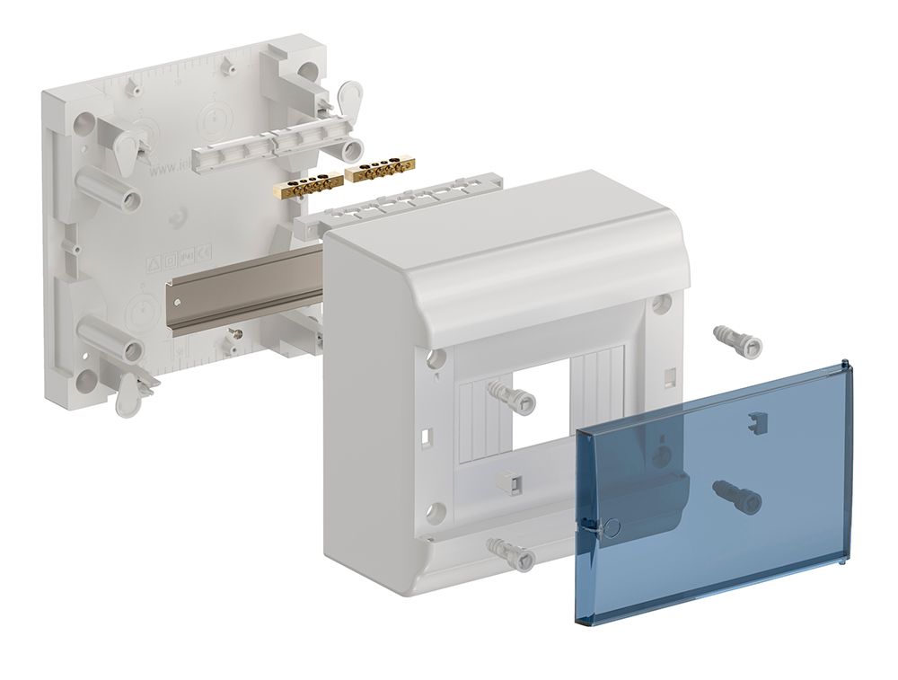             PRIME Пластикалық корпус ЩРН-П-6 модуль сыртқы ақ IP41 IEK    