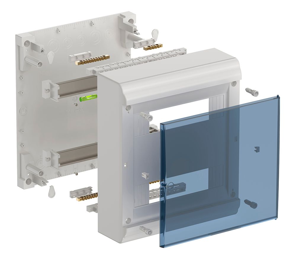             PRIME Пластикалық корпус ЩРН-П-24 модуль сыртқы ақ IP41 IEK    