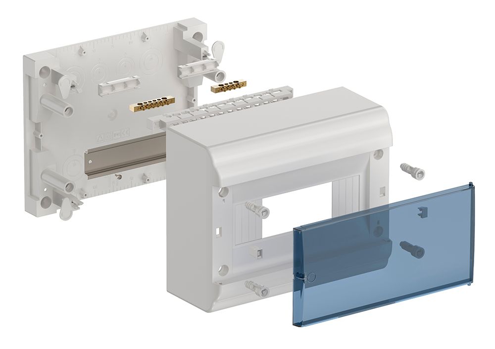             PRIME Пластикалық корпус ЩРН-П-9 модуль сыртқы ақ IP41 IEK    