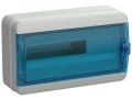 TEKFOR корпусы пластикалық КМПн-18 IP65 көк мөлдір есік IEK