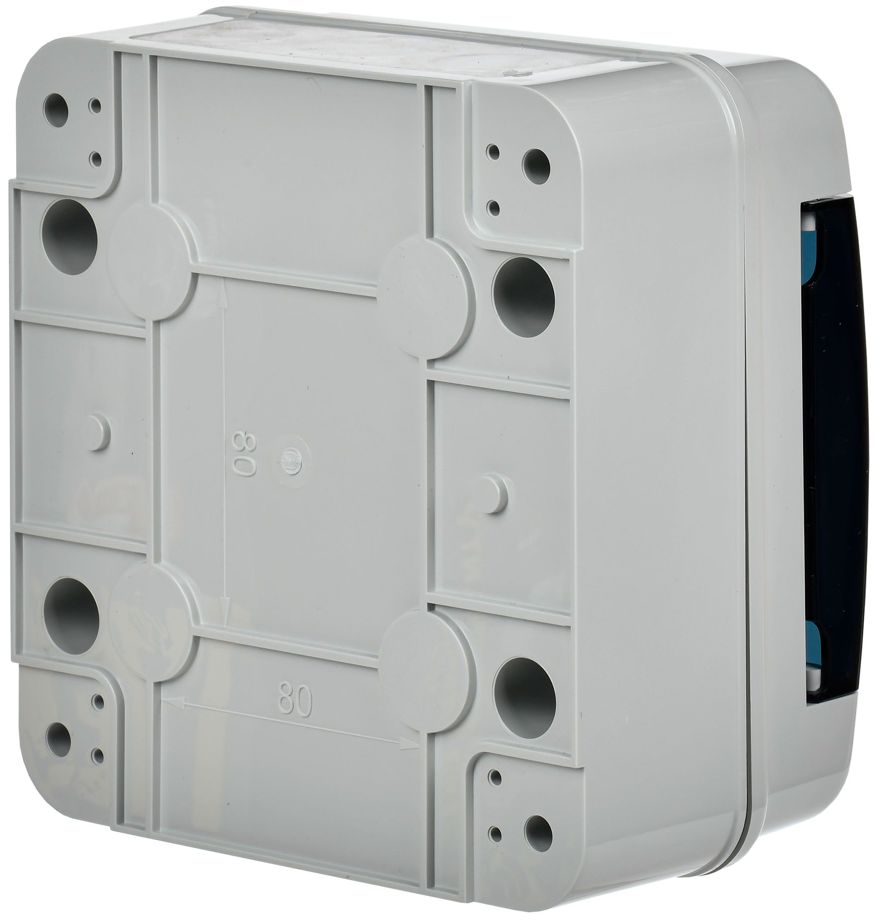             TEKFOR корпусы пластикалық КМПн-6 IP65 қара мөлдір есік IEK    