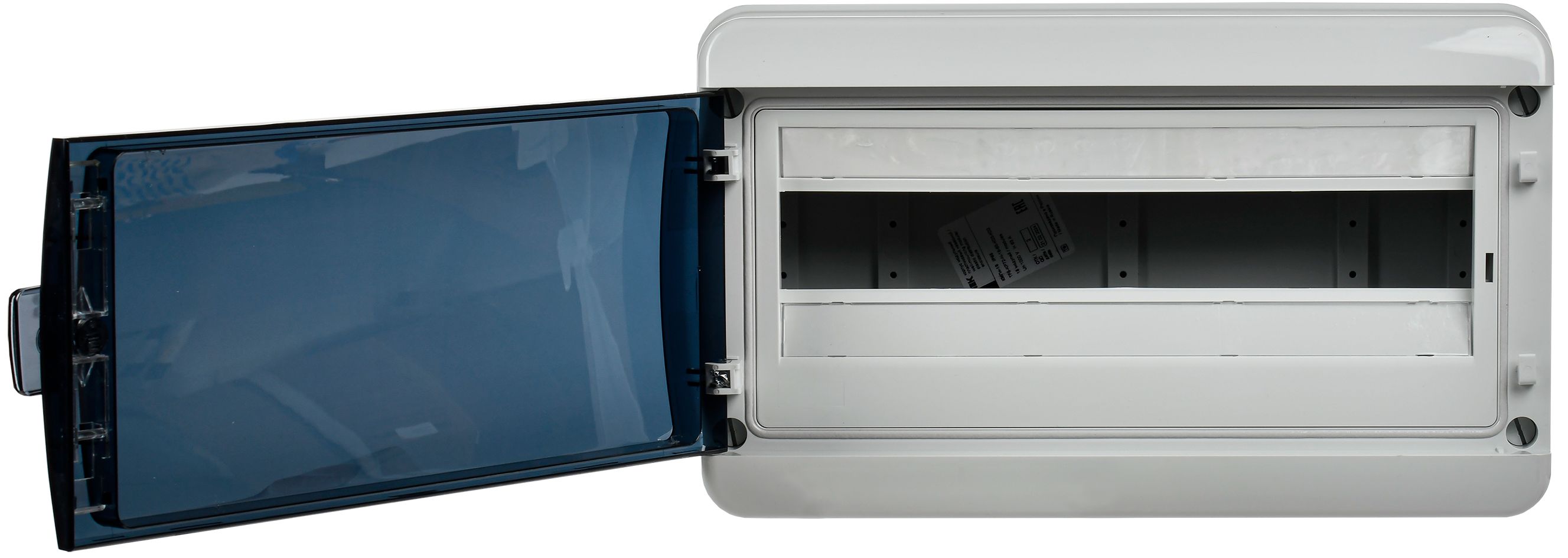             TEKFOR корпусы пластикалық КМПн-18 IP65 қара мөлдір есік IEK    