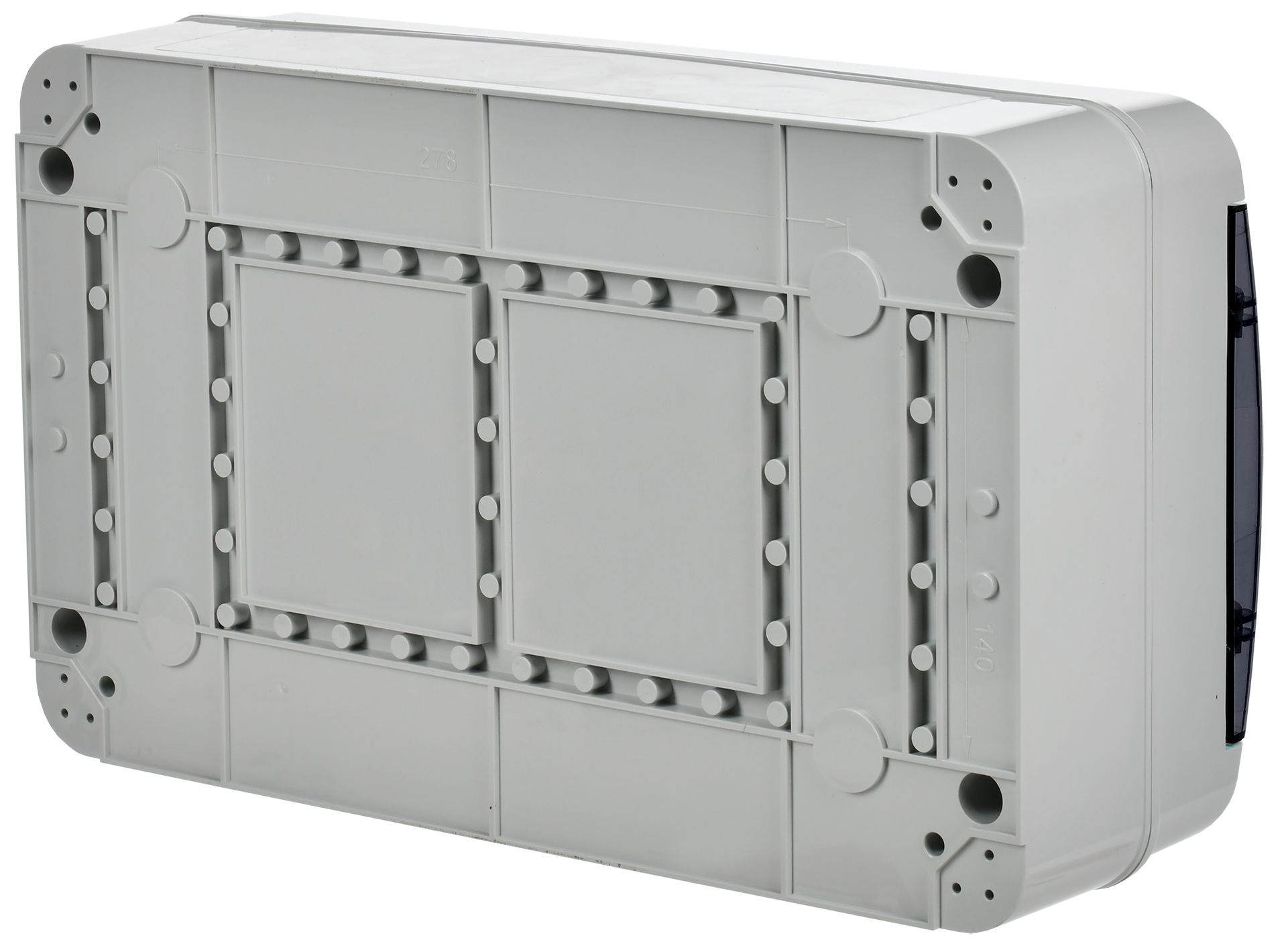             TEKFOR корпусы пластикалық КМПн-18 IP65 қара мөлдір есік IEK    