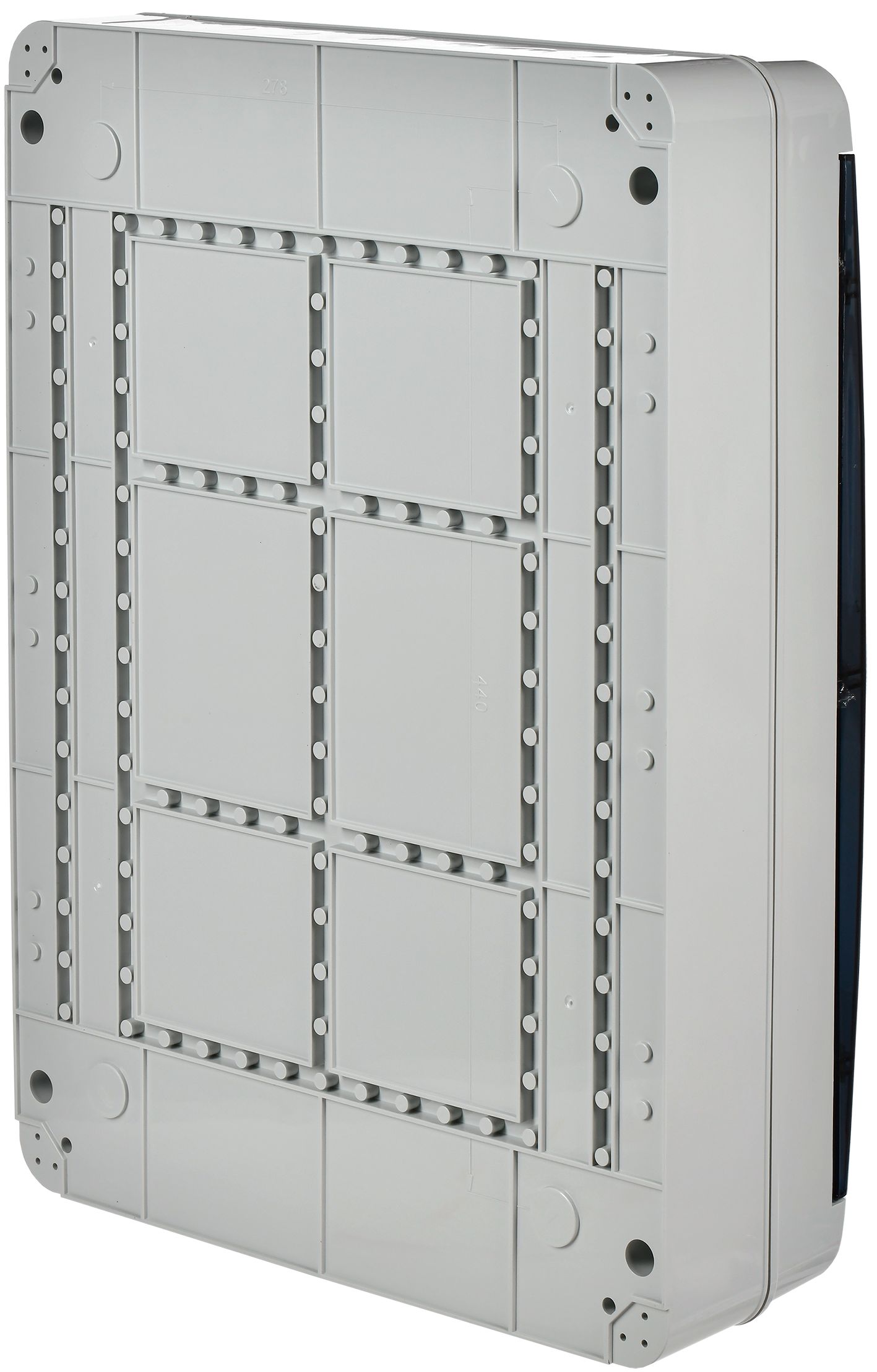             TEKFOR корпусы пластикалық КМПн-54 IP65 қара мөлдір есік IEK    