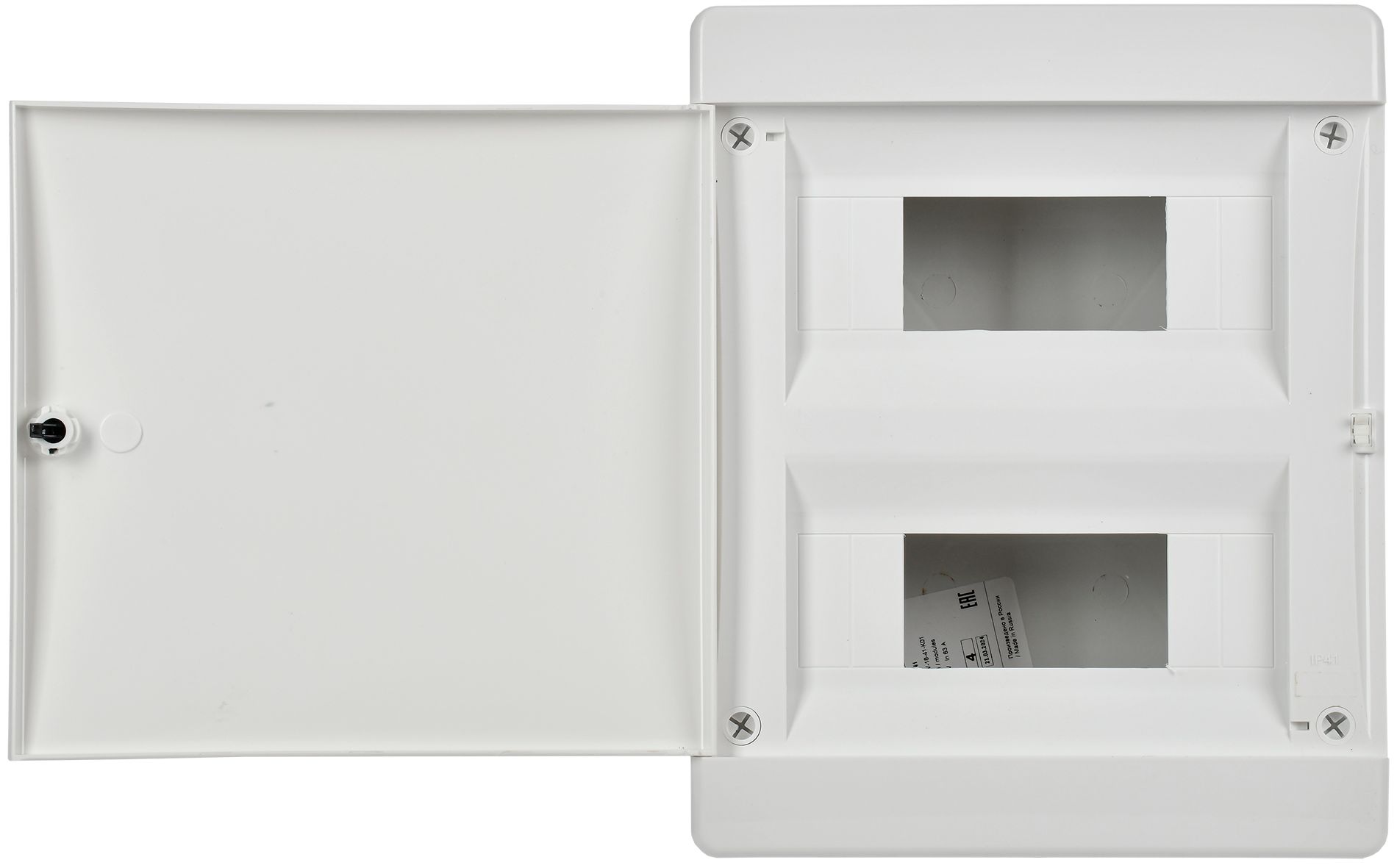             Пластикалық корпус ЩРВ-П-18 IP41 ақ есік UNION Compact IEK    