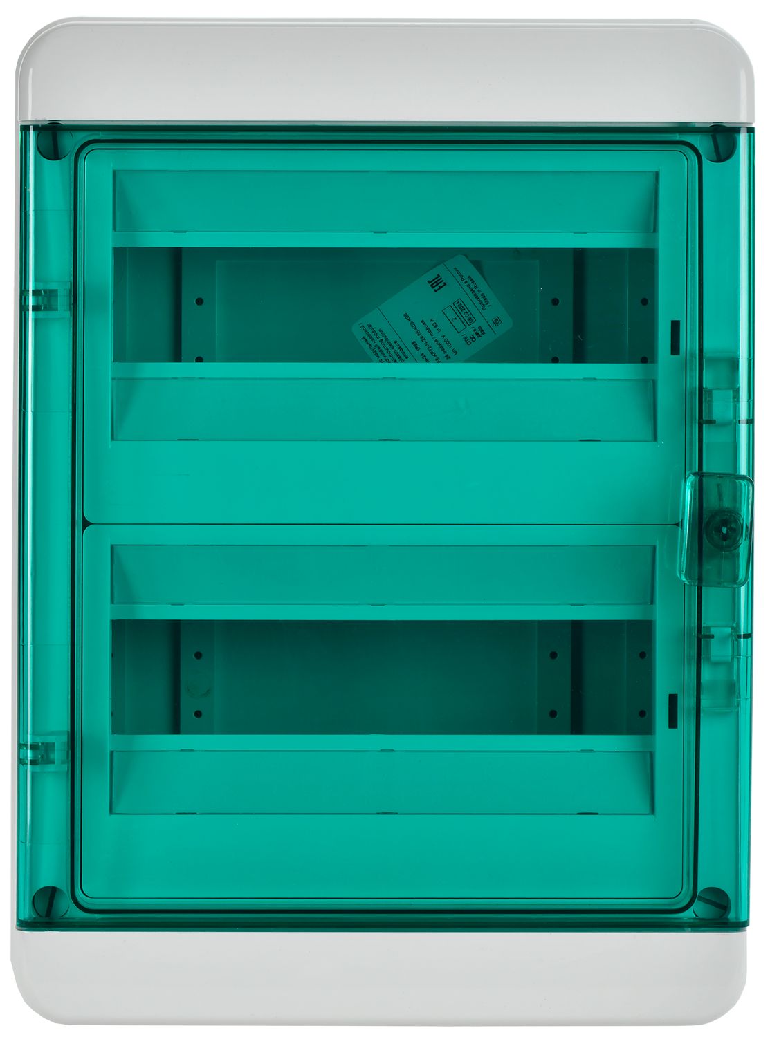             TEKFOR корпусы пластикалық КМПн-24 IP65 жасыл мөлдір есік IEK    