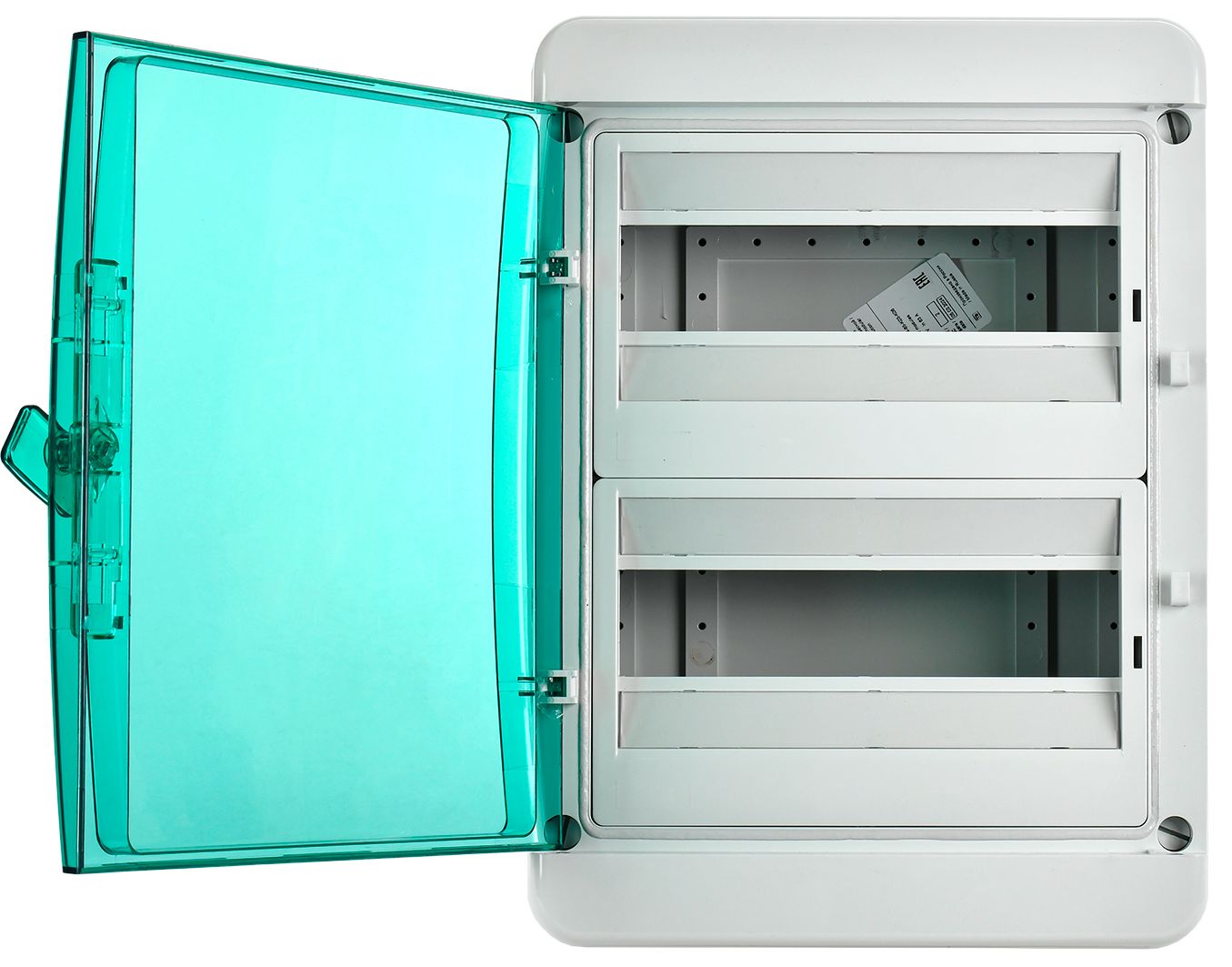             TEKFOR корпусы пластикалық КМПн-24 IP65 жасыл мөлдір есік IEK    