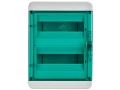 TEKFOR корпусы пластикалық КМПн-24 IP65 жасыл мөлдір есік IEK