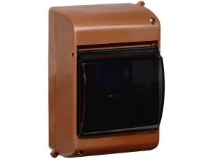 KREPTA 3 Корпус пластиковый КМПн 2/4 IP30 дуб IEK