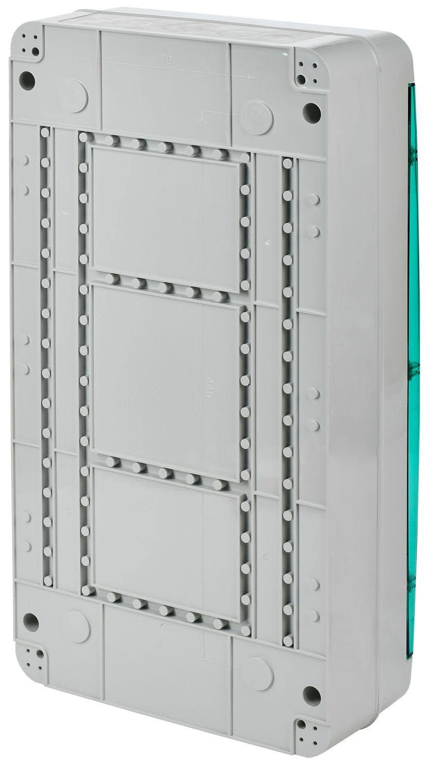             TEKFOR корпусы пластикалық КМПн-36 IP65 жасыл мөлдір есік IEK    