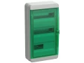 TEKFOR корпусы пластикалық КМПн-36 IP65 жасыл мөлдір есік IEK