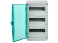 TEKFOR корпусы пластикалық КМПн-36 IP65 жасыл мөлдір есік IEK