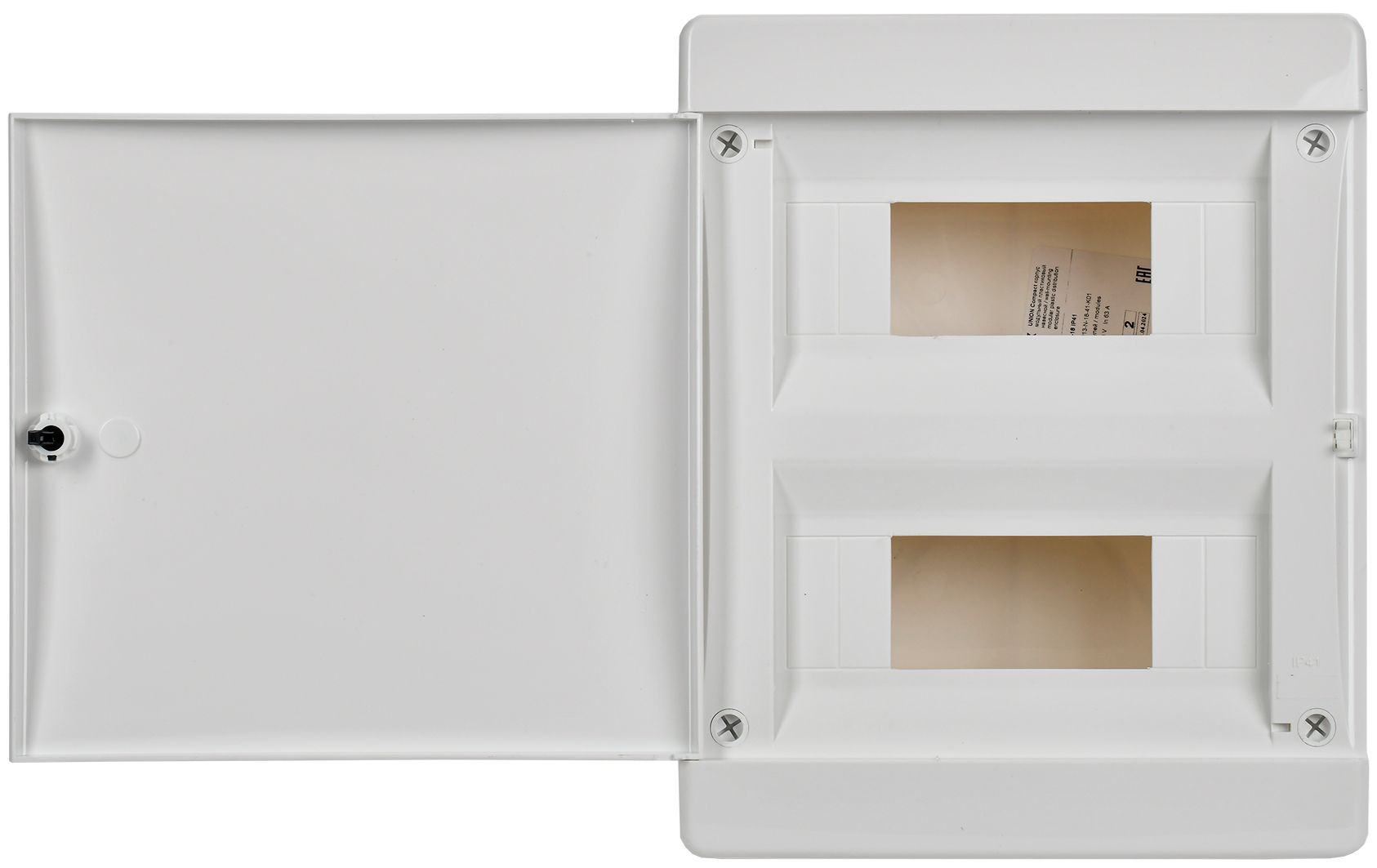             UNION Compact Пластикалық корпус ЩРН-П-18 IP41 ақ есік IEK    