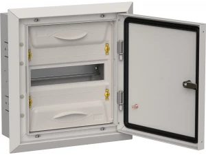 TITAN 5 Корпус металлический ЩРв-12 (1х12) 380х365х130мм IP31 серый (одна дверь) IEK