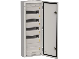 TITAN 5 Корпус металлический ЩРн-60 (1х60) 835х310х140мм IP54 серый (одна дверь) IEK