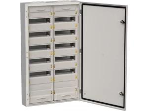 TITAN 5 Корпус металлический ЩРн-144 (2*72) 960*570*140мм IP54 серый (одна дверь) ИЭК