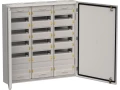 TITAN 5 металлдан жасалған корпус ЩРн-180 (3х60) 835х830х140мм IP54 сұр (бір есік) IEK