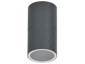 Светильник уличный 5110 потолочный под лампу GU10 IP65 серый IEK