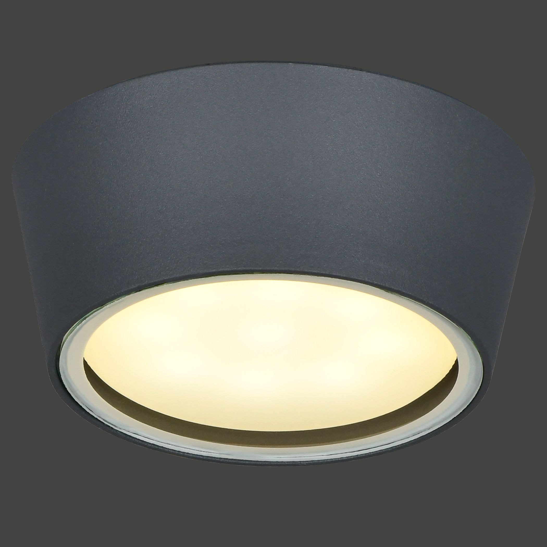             Шамшырақ, далаға орнатуға арналған 5104 төбелі, шамға  GX53 IP65 сұр IEK    