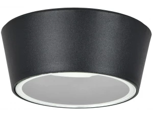 Светильник уличный 5104 потолочный под лампу GX53 IP65 черный IEK