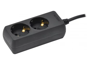 Удлинитель У02 2 места с заземлением 5м 3х1мм2 16А/250В черный IEK