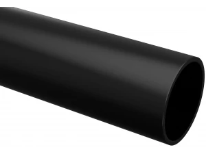 Труба гладкая жесткая ПВХ d=16мм черная 2м (50м/компл) IEK