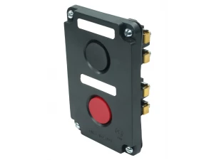 ПКЕ 122-2 У2, 10А, 660В, 2 элемента, чёрный и красный цилиндр, в нишу, IP54, пост управления (ЭТ)