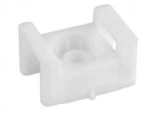 Площадка под стяжку для прямого монтажа 22*16мм, белая (100 шт/уп) REXANT, 07-2110