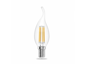 Лампа Gauss Filament Elementary Свеча на ветру 10W 650lm 2700К Е14 LED 1/10/100