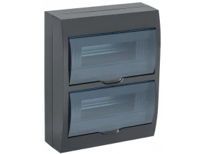 Корпус пластиковый ЩРН-П-24 модулей навесной черный IP41 ИЭК