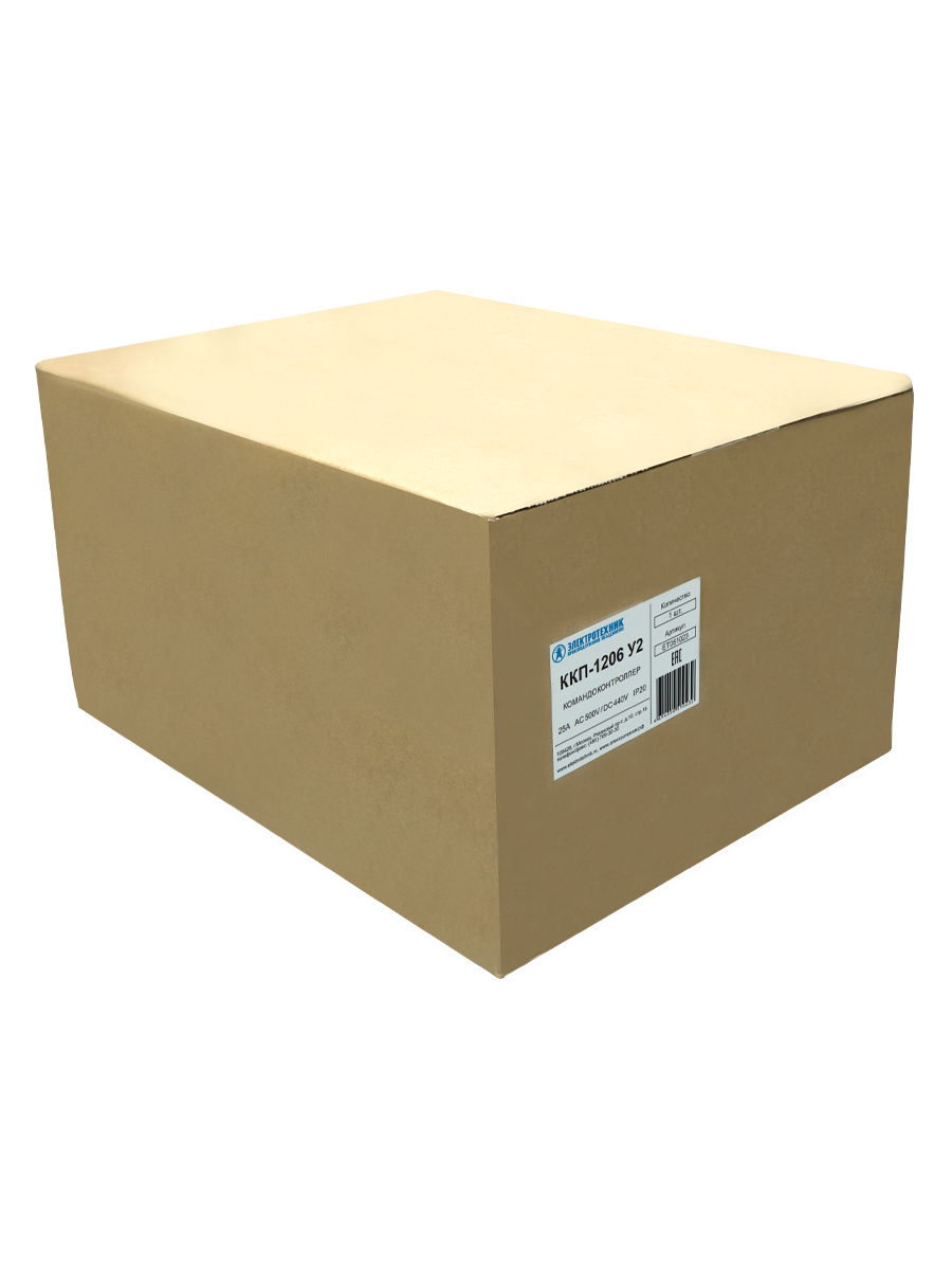             ККП-1207 У2, тұтқа, қалыпты, 12 топ,  4-0-4, IP20 командоконроллер (ЭТ)    