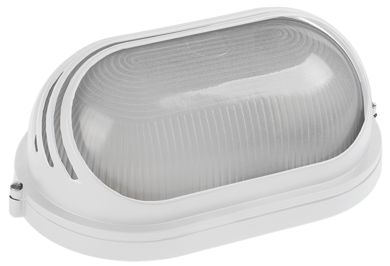             Шам НПП1207 ақ/овал кірпік 100Вт IP54 ИЭК    