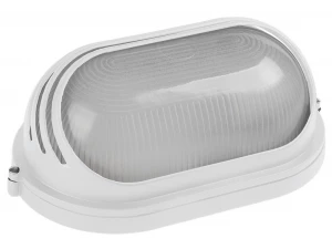 Светильник НПБ 1207 белый овал ресничка ИЭК