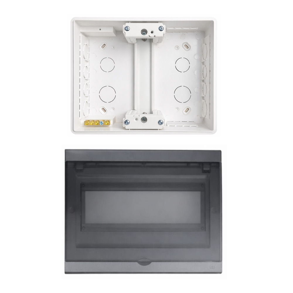             ЩРВ-П 7 модуль NOVA кіріктірілген, пластик қара IP41 (220*193*76) FIXEL    