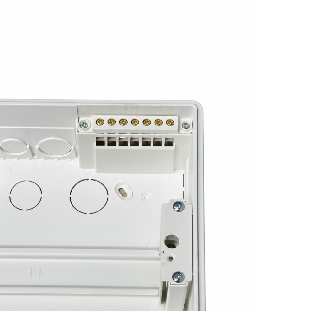             ЩРВ-П 14 модуль NOVA кіріктірілген пластик қара IP41 (220*319*76) FIXEL    