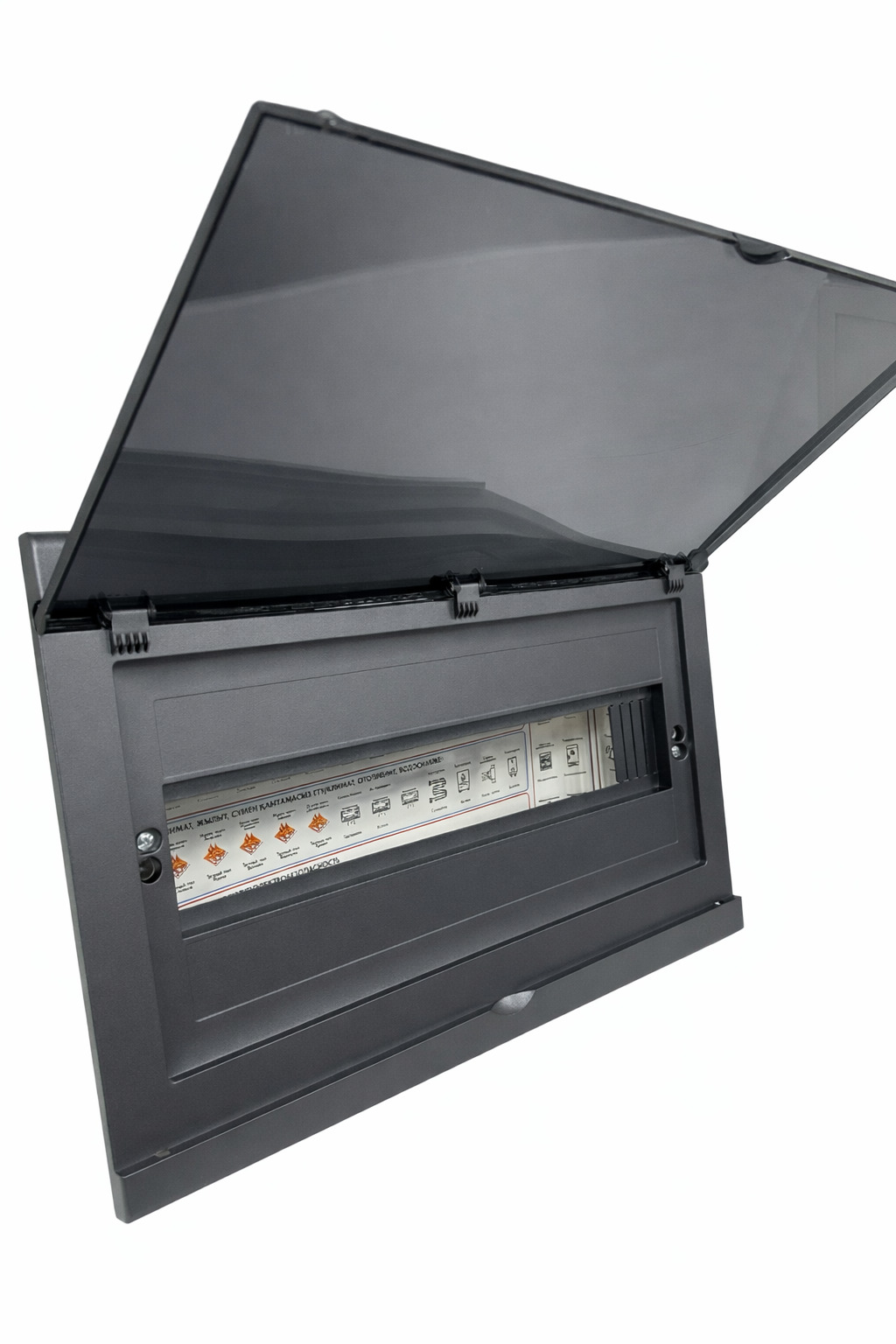             ЩРВ-П 18 модуль NOVA кіріктірілген, пластик қара IP41 (240*391*76) FIXEL    