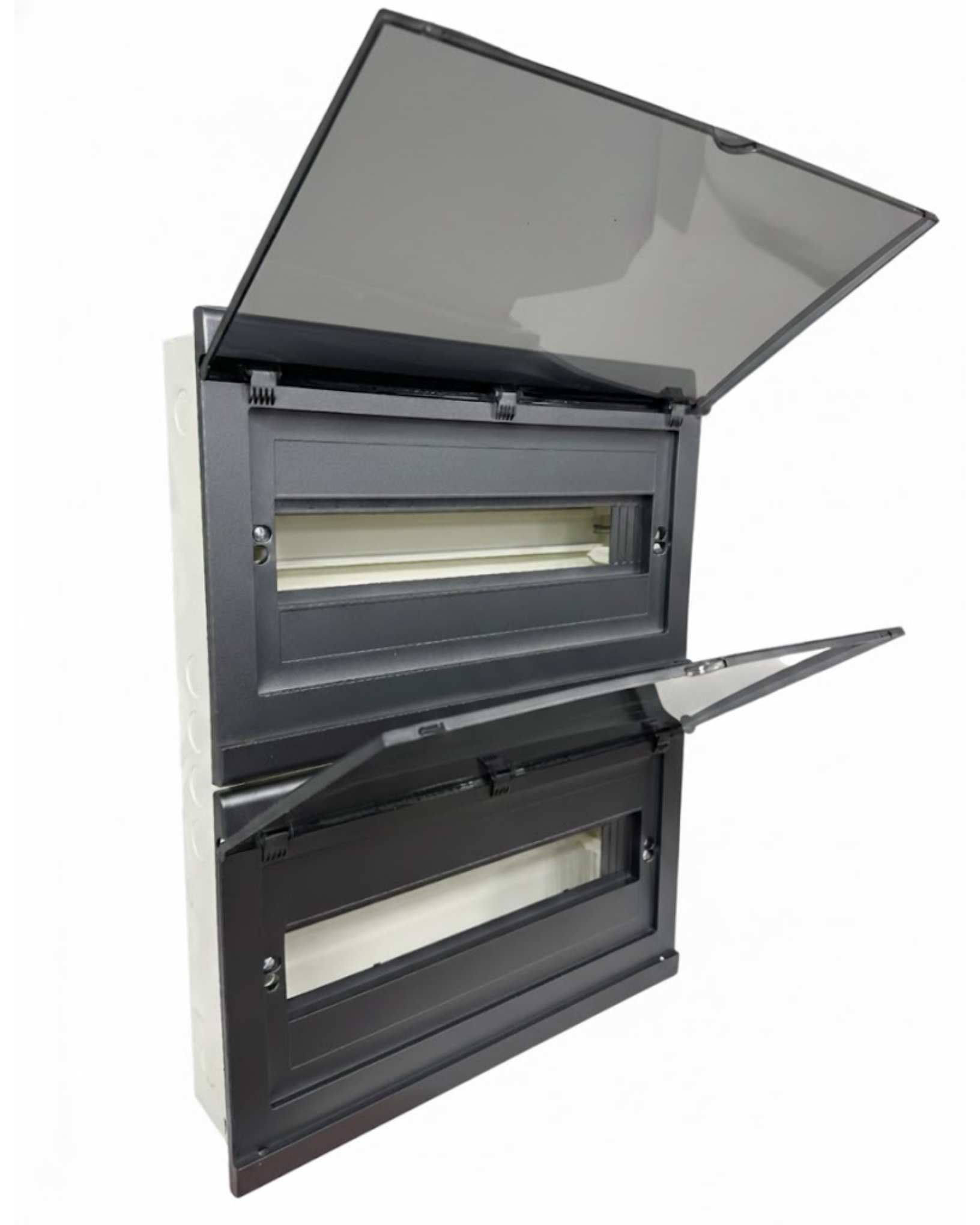             ЩРВ 36 (2х18) модуль NOVA кіріктірілген металл+пластик,  қара IP41 (502*391*80) FIXEL    