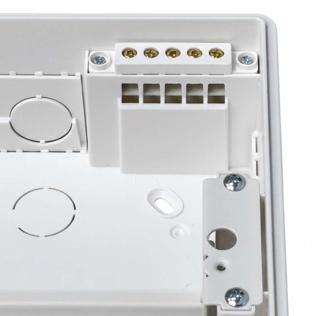             ЩРВ-П 10 модуль EDGE кіріктірілген, пластик, қара IP41 (220*247*76) FIXEL    