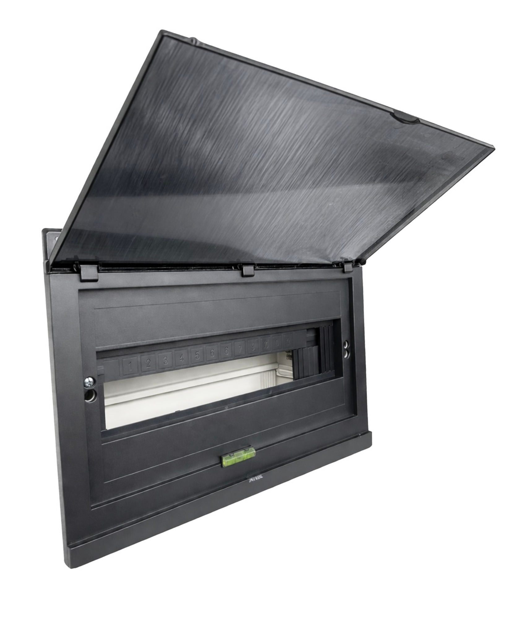             ЩРВ-П 14 модуль EDGE кіріктірілген, пластик, қара IP41 (220*319*76) FIXEL    