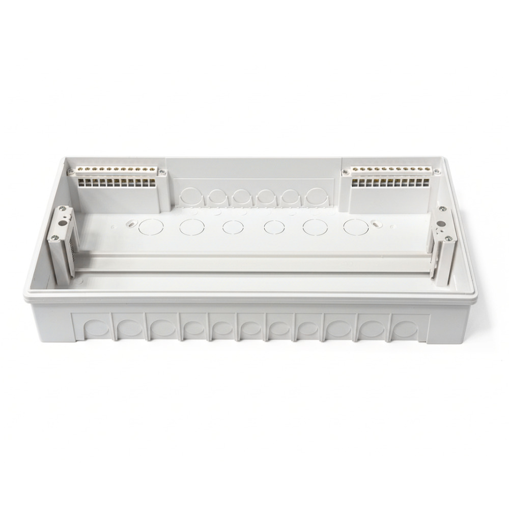             ЩРВ-П 22 модуль EDGE кіріктірілген, пластик, қара IP41 (240*463*76) FIXEL    