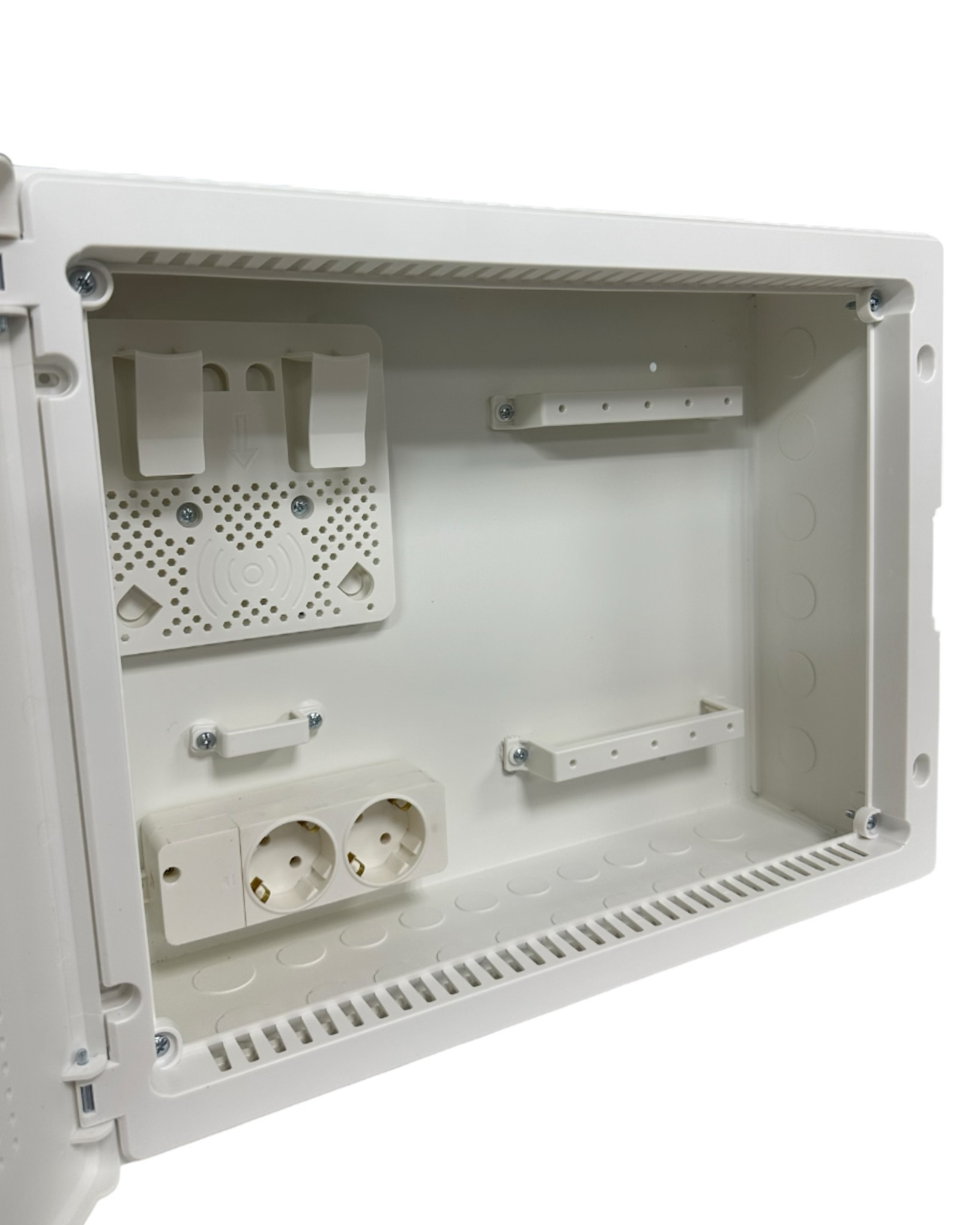             Мультимедиалық бокс PULSE-M кіріктірілетін, металл, ақ IP41 (300*400*100) FIXEL    