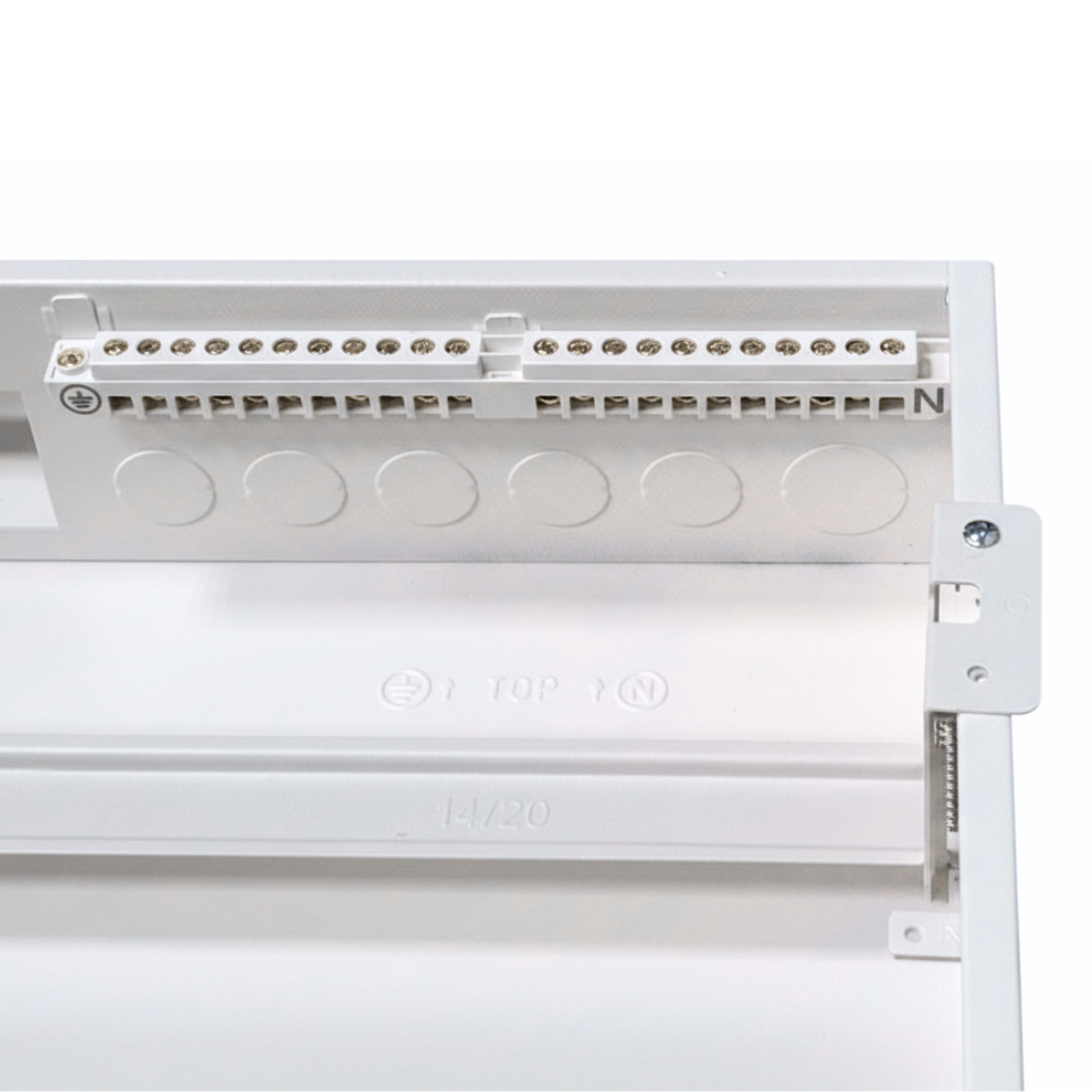             ЩРВ 20M (20+MEDIA) модуль,  кіріктірілген, металл+пластик, ақ IP41 (500*400*100) FIXEL    